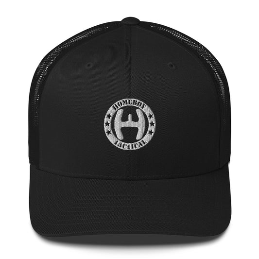 Retro Trucker Cap wht logo